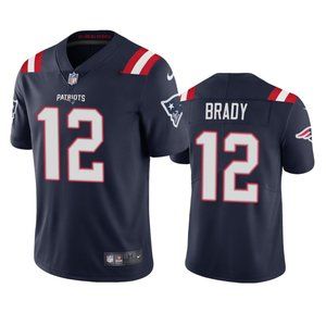 New England Patriots Tom Brady Navy Jersey